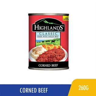 Highlands Corned Beef Easy Open Can 260g