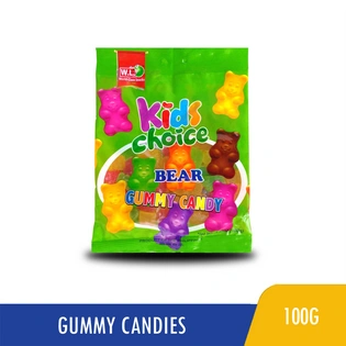 WL Kids Choice Gummy Candy Bear 100g