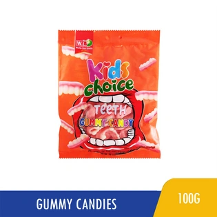 WL Kids Choice Gummy Candy Teeth 100g