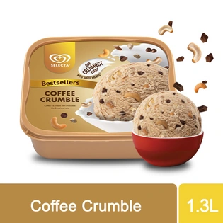 Selecta Coffee Crumble Ice Cream 1.3L