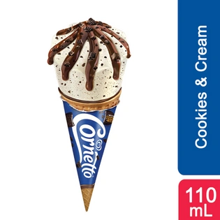 Selecta Cornetto Cookies & Cream Ice Cream 110ml