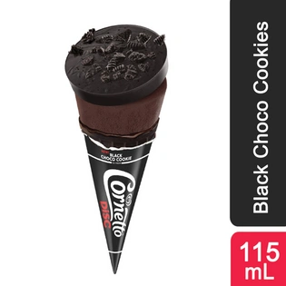 Selecta Cornetto Disc Black Choco Cookie Ice Cream 115ml