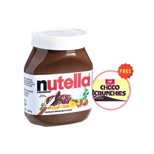 BUY 1 Nutella Hazelnut Spread T680g FREE 2 Fibisco Choco Crunchies Biscuits 200g