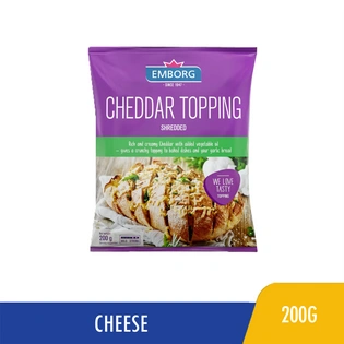 Emborg Cheddar Cheese Shredded 200g