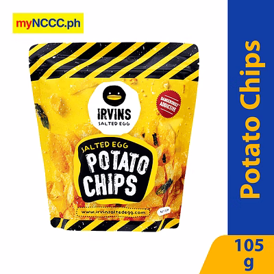 Irvin's Salted Egg Potato Chips 105g - | NCCC Online Store