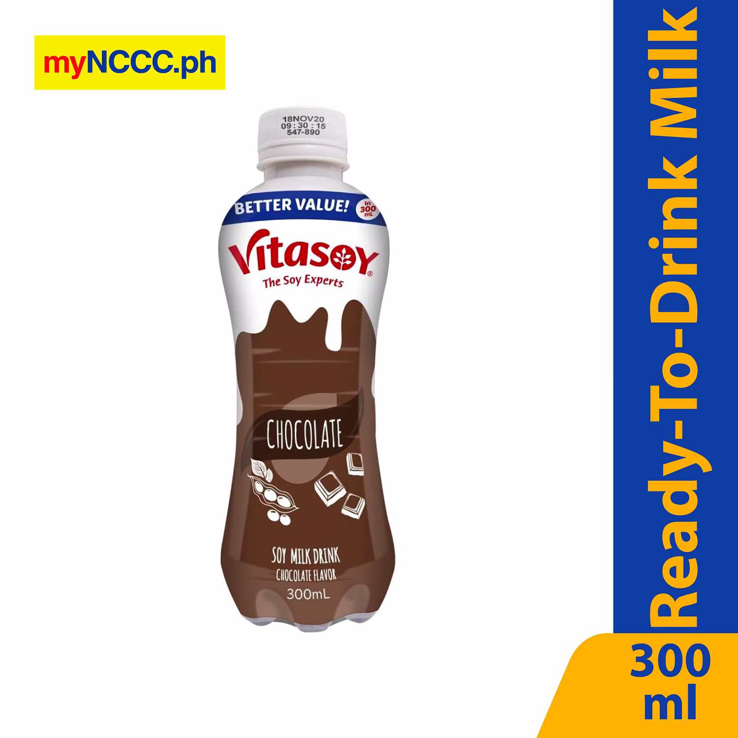 Vitasoy Soy Milk Drink Chocolate Flavor Pet 300ml NCCC Online Store