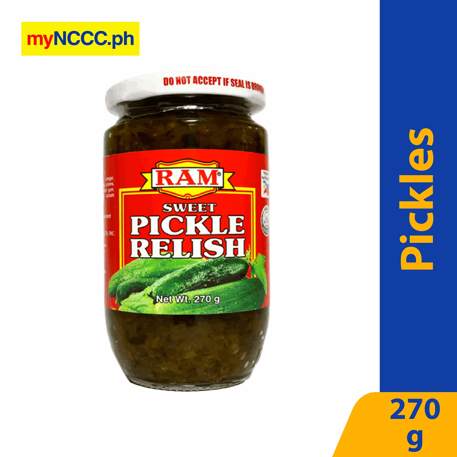 Ram Sweet Pickle Relish 270g NCCC Online Store