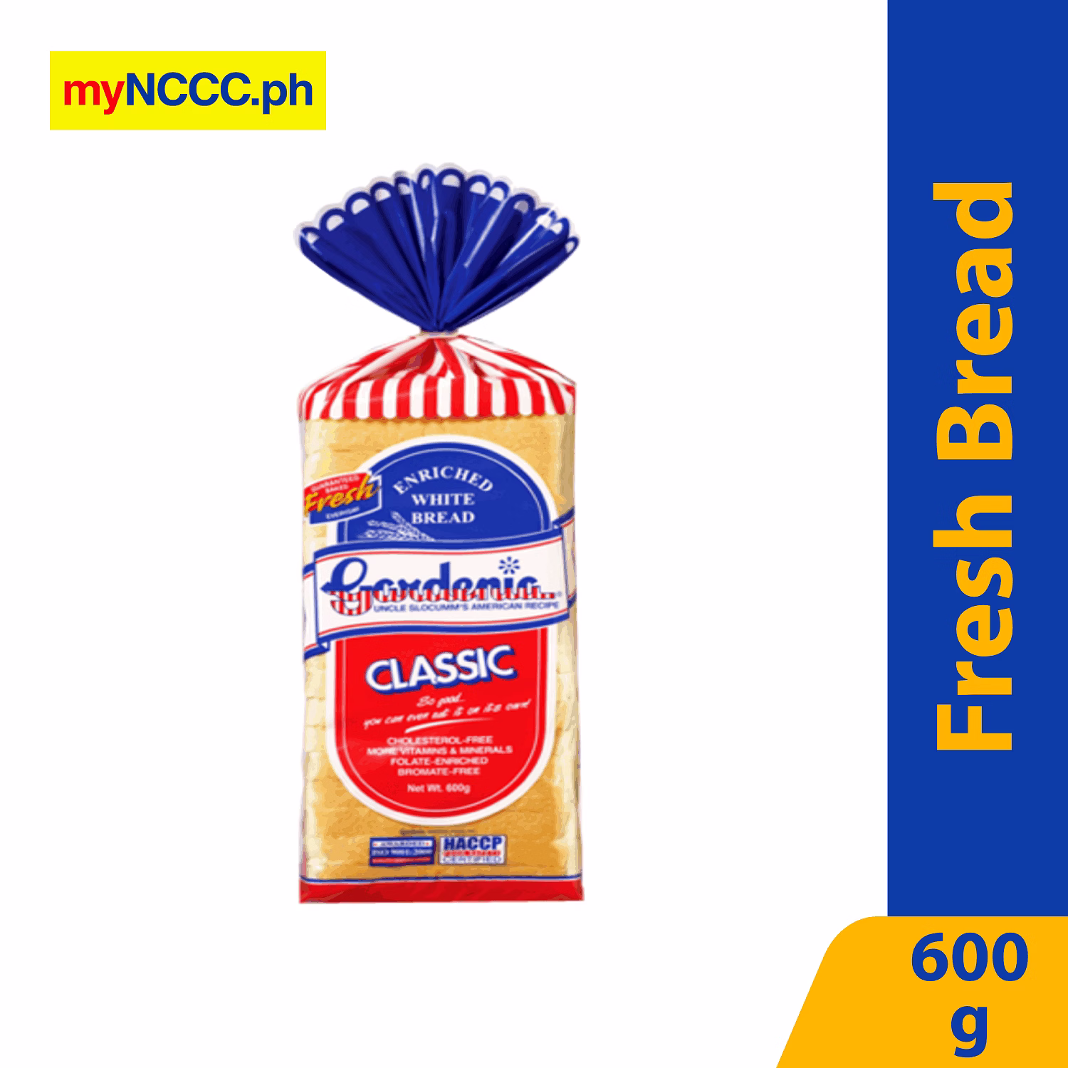 Gardenia Classic White Bread Regular Slice 600g NCCC Online Store
