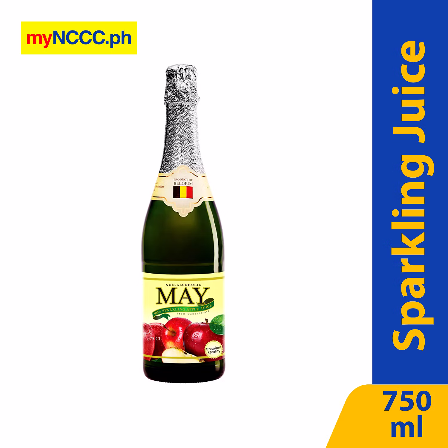 May 100 Sparkling Apple Juice 750ml NCCC Online Store