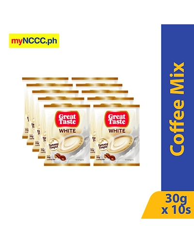 Great Taste Coffee Mix White Sachet 30gx10s-10574895