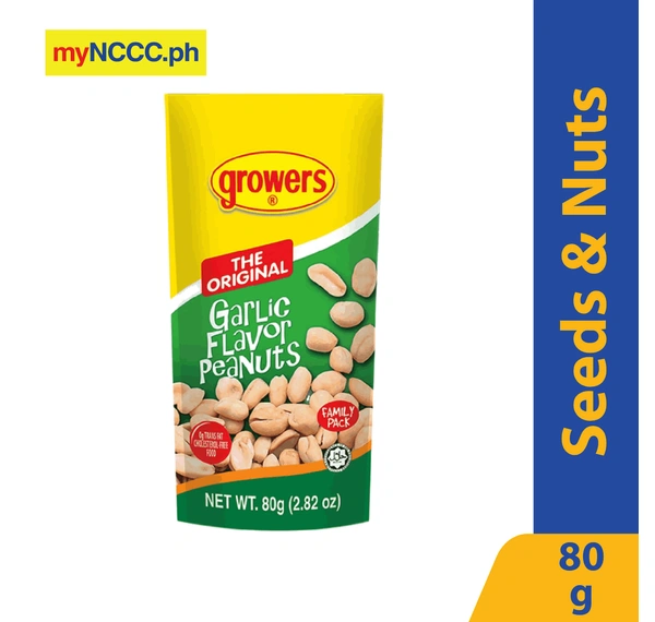 Growers Peanut Original Garlic Flavor 80g - | NCCC Online Store