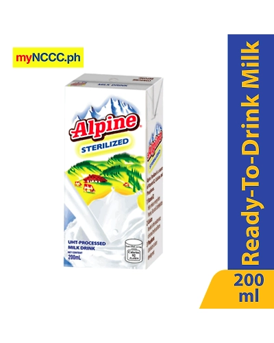 Alpine Sterilized Full Cream Milk Drink 200ml-10627414