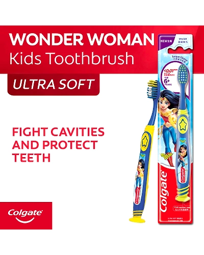 Colgate Toothbrush Smiles Wonder Woman 5+ Kids-11461740