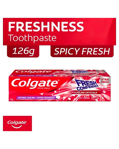 Colgate Toothpaste Fresh Confidence with Cooling Crystals Spicy Fresh 126g-10057493