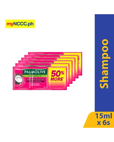 Palmolive Naturals Shampoo Intensive Moisture Triple Sachet 15mlx6s-10934218