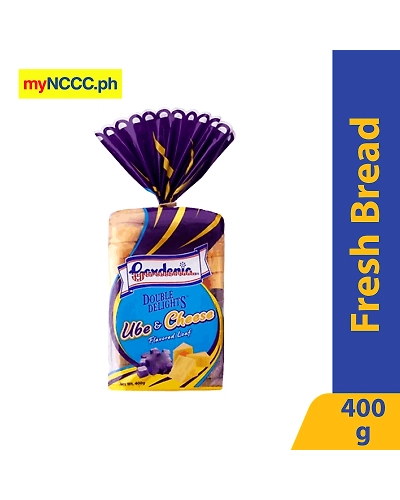 Gardenia Double Delights Ube &amp; Cheese Flavored Loaf 400g-10694939