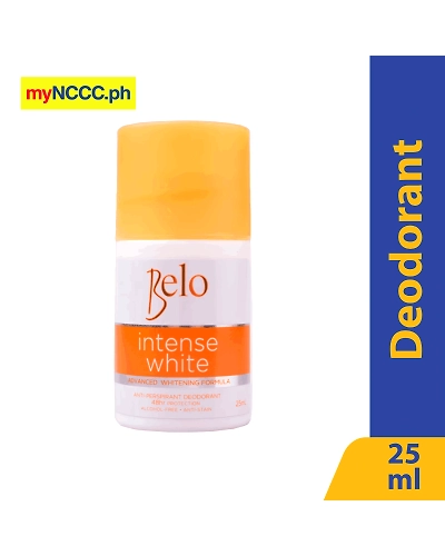 Belo Women Intense Deodorant Roll On White Antiperspirant 25ml-11246918