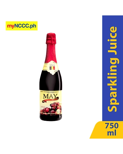 May 100% Sparkling Red Grape Juice 750ml-10043659