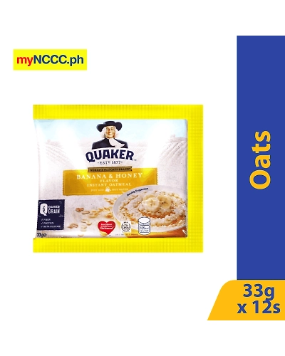 Quaker Oatmeal Banana &amp; Honey 33gx12s-10493398