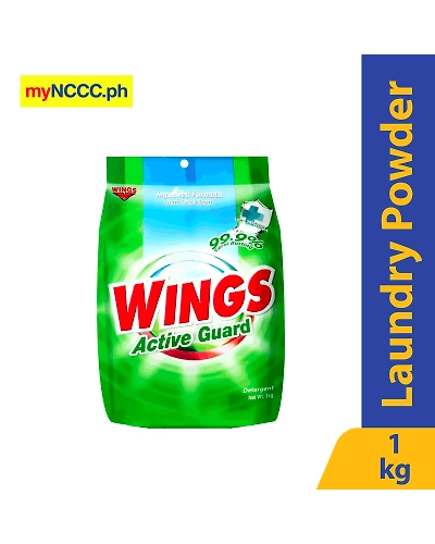 Wings Detergent Powder Activeguard 1kg-10052113