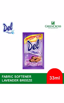 Del Fabric Softener Lavender Breeze 33ml