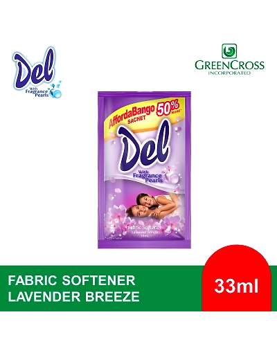 Del Fabric Softener Lavender Breeze 33ml-11307263