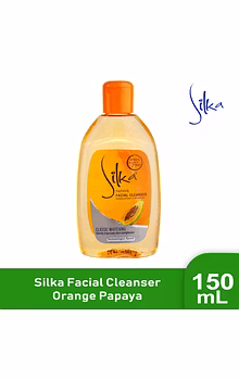 Silka Facial Cleanser Papaya For Skin Whitening 150ml