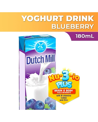 Dutch Mill Yoghurt Drink Blueberry Juice 180ml-10144850