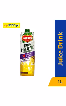 Del Monte Juice Drink 100% Pineapple Juice Heart Smart 1L