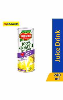 Del Monte Juice Drink 100% Pineapple Juice with Reducol 240ml