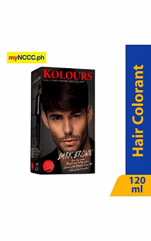 Kolours Hair Dye Dark Brown Men 120ml