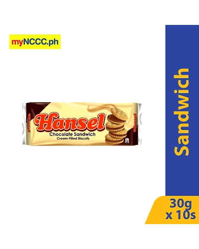 Hansel Sandwich Choco 30gx10s-10020368