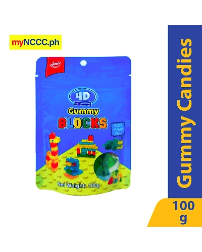 4D Gummy Blocks 100g-11494795
