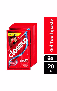 Close Up Anti-Bacterial Toothpaste Red Hot 20g 6s