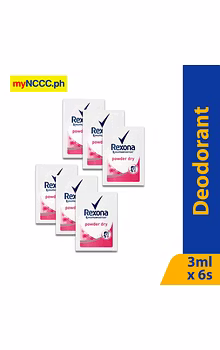 Rexona Women Deodorant Lotion Powder Dry 3ml 6s