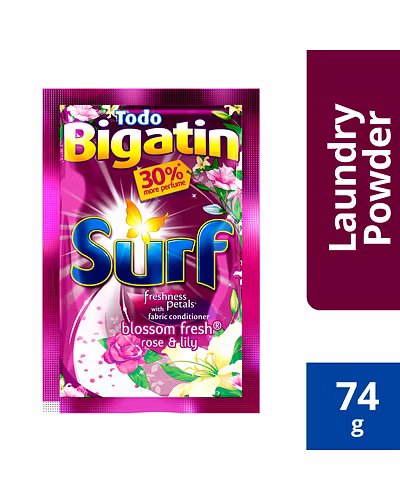 Surf Powder Detergent Blossom Fresh 74g Sachet-10655470