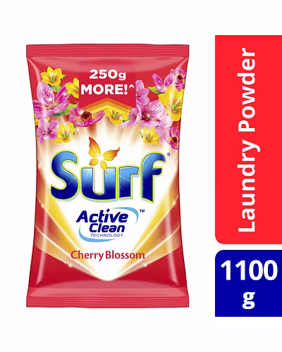 Surf Powder Detergent Cherry Blossom 1.1kg Pouch-10998266
