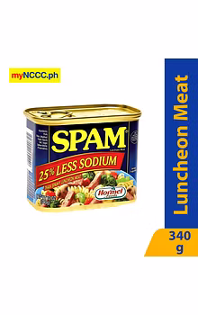 Spam 25% Less Sodium Luncheon Meat 340g