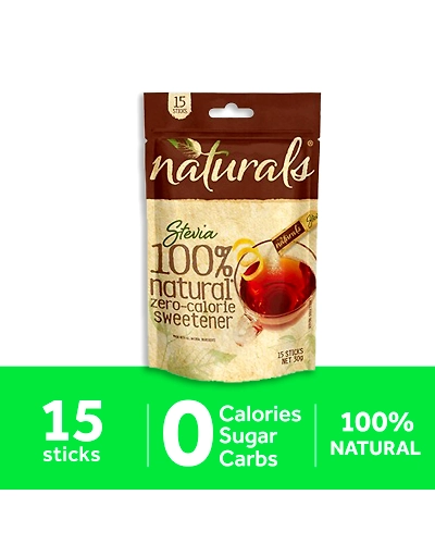 Naturals Stevia 100% Zero Calorie Sweetener 2gx15s-11469062