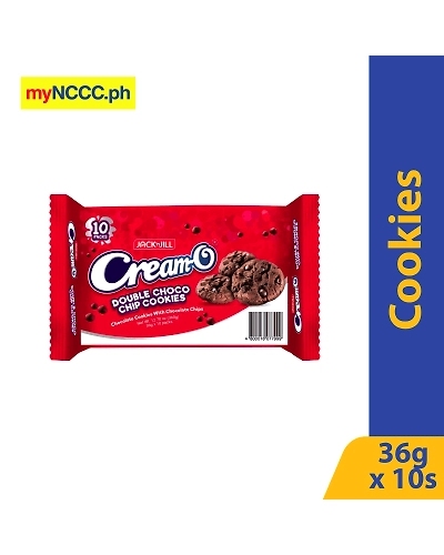 Cream-O Double Choco Chip Cookies 36gx10s-11500079