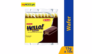 Hello Wafer Coated Chocolate 15gx10s