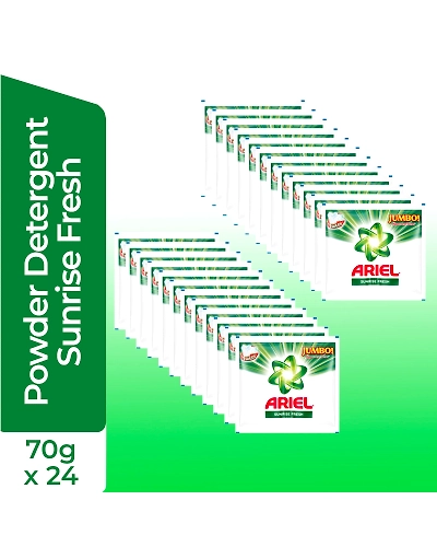 Ariel Laundry Powder Sunrise Fresh Jumbo 70g-10792631