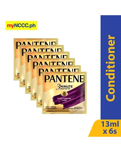 Pantene Conditioner 3 Minute Miracle Intensive Total Damage Care 13mlx6s-10972819