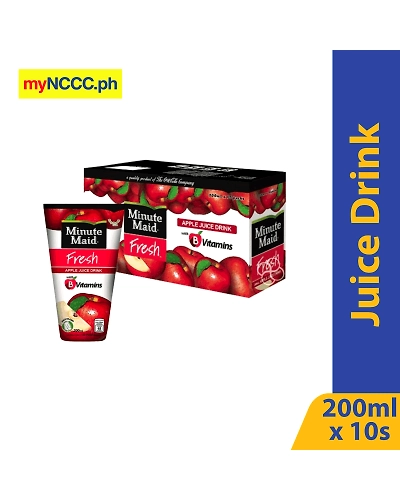 Minute Maid Fresh Apple Juice Drink 200mlx10s-11273487