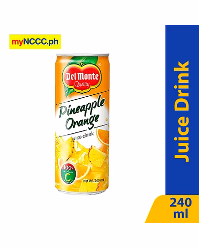 Del Monte Juice Drink Pineapple Orange 240ml-10006240