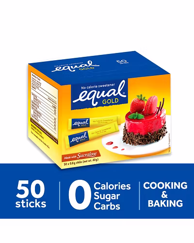 Equal Sweetener Gold Zero Calorie Sticks 50s-11514566