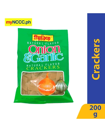 Fry &amp; Pop Onion &amp; Garlic Crackers 200g-10335842