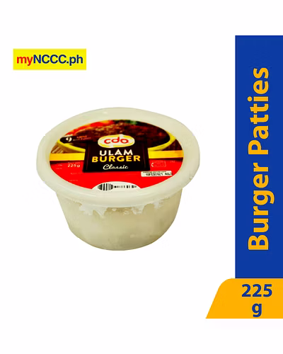 CDO Ulam Burger Classic Mini Beef Patties 225g-10069210