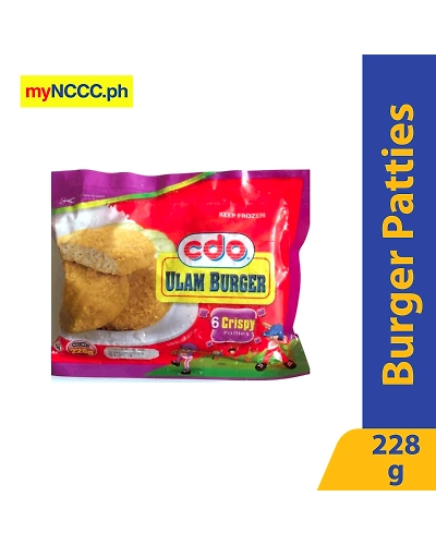 CDO Ulam Burger Crispy Patties 6s 228g-10473972