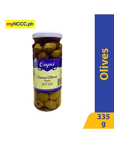 Capri Green Olives Pitted 335g-10652569
